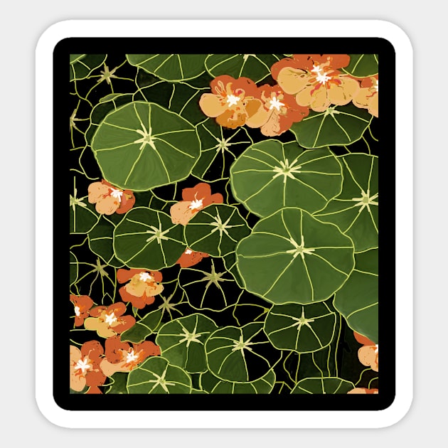 Nasturtium Sticker by beamorello